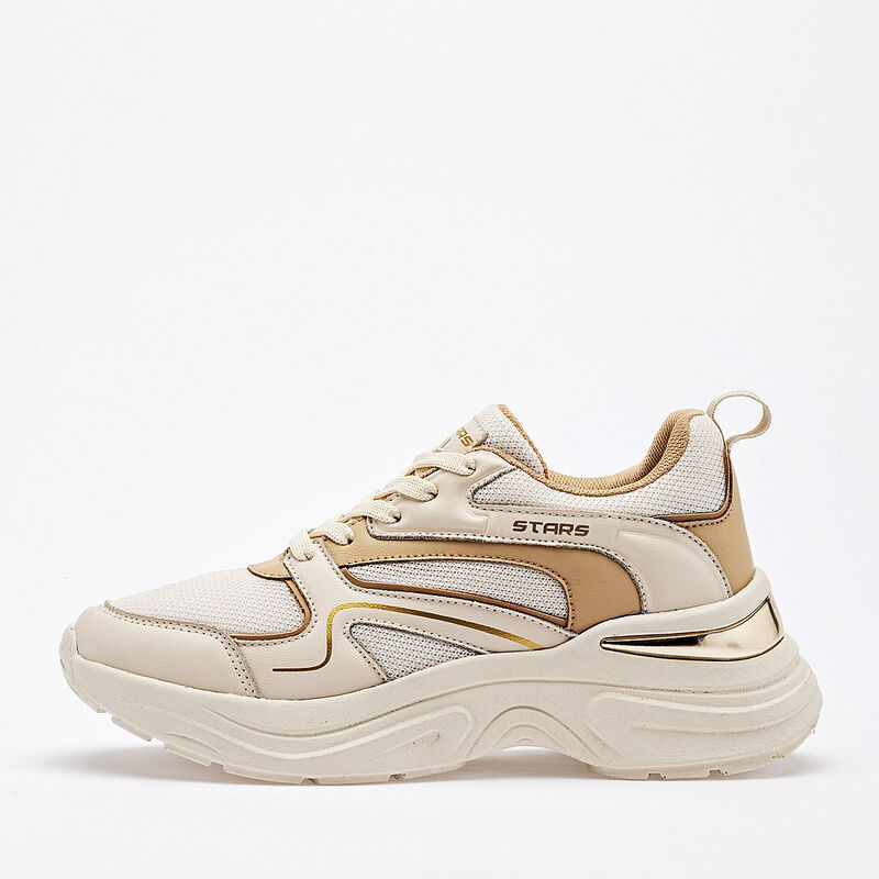 Stars Of The World tenis chunky para mujer beig... image number null