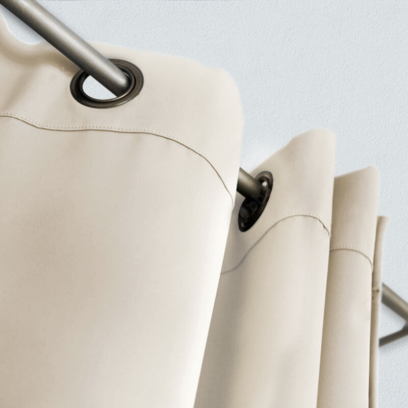 Cortina Beige Blackout Gruesa Ventana 274 X 213... image number null