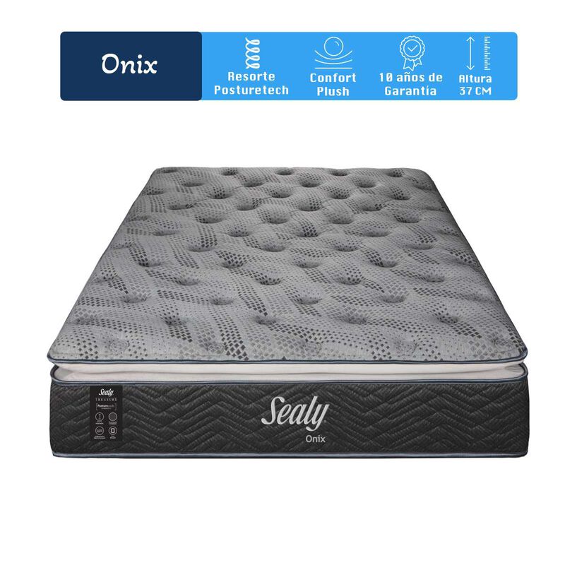 Colchón Sealy King Size Onix Suave 35cm image number null
