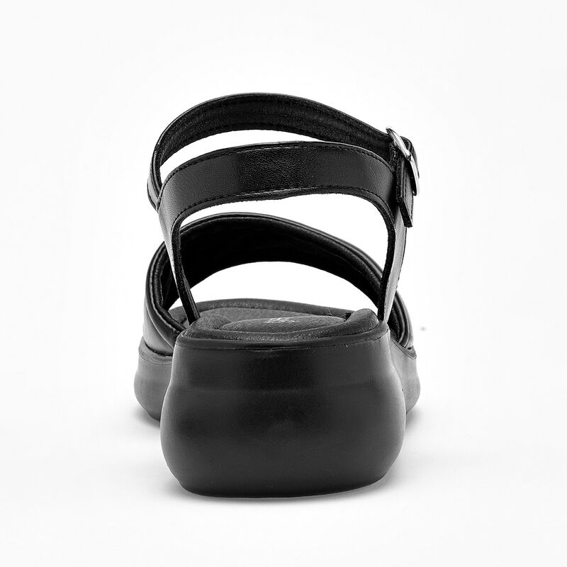 Green Love sandalia plataforma para mujer negro... image number null