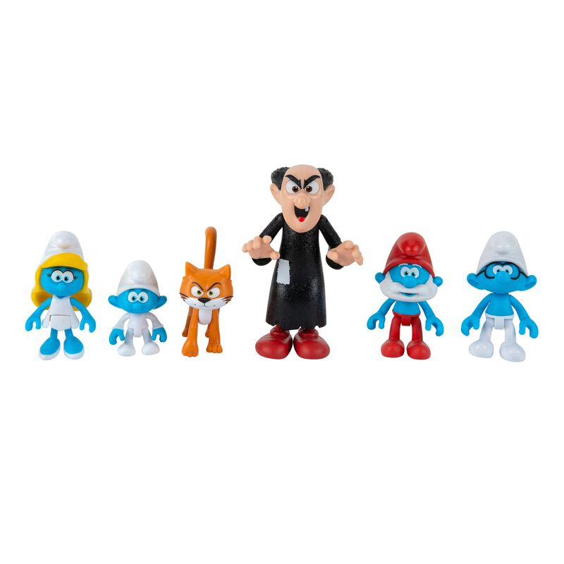 Paquete M&uacute;ltiple De Figuras Los Pitufos Gargame... image number null