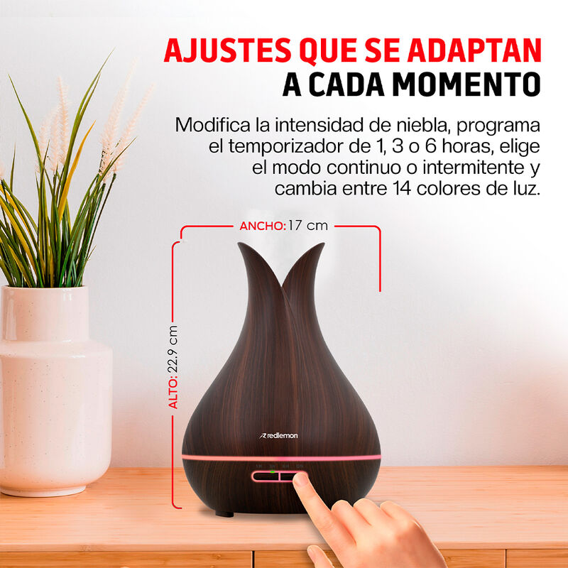 Humidificador Difusor de Aceites Esenciales Con... image number null