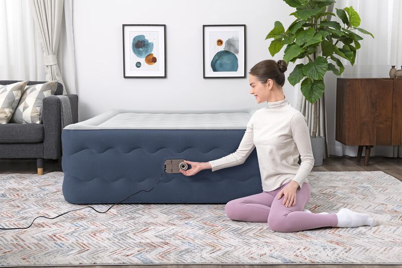 Colchon inflable 2.03m x 1.52m x 51cm Truleisur... image number null