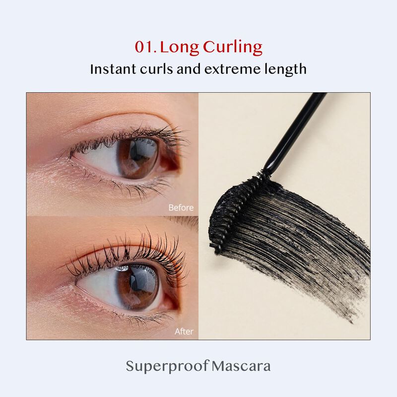 M&aacute;scara Clio Long & Curl Up Impermeable Negra V... image number null