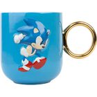 Taza 3D Asa Anillo Sonic El Erizo The Hedgehog Cer&aacute;mica 350 mls