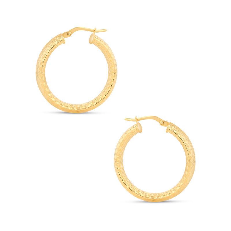 Arracadas De Oro Amarillo 14k (20mm Aprox) image number null
