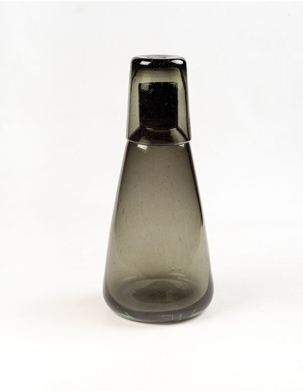 Jarra de Buró de Vidrio Soplado Humo Marea Baja image number null