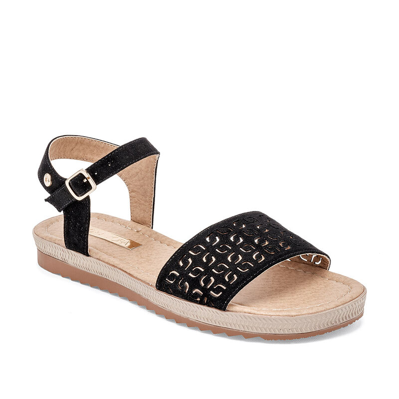 Moramora Sandalia para mujer negro image number null