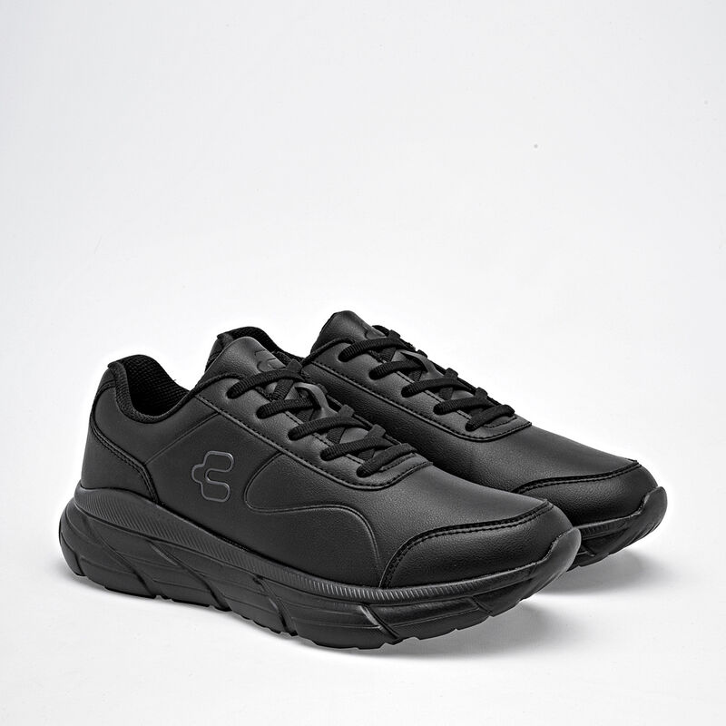 Charly Tenis urbano para hombre. Negro, walking image number null