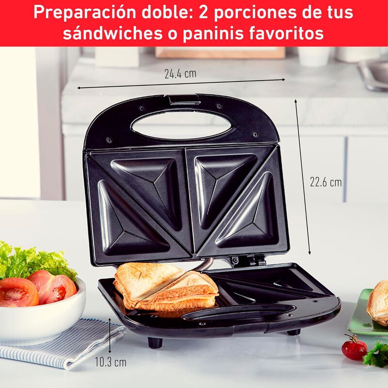 Sandwichera T-fal Sm2118mx Antiadherente Negro image number null