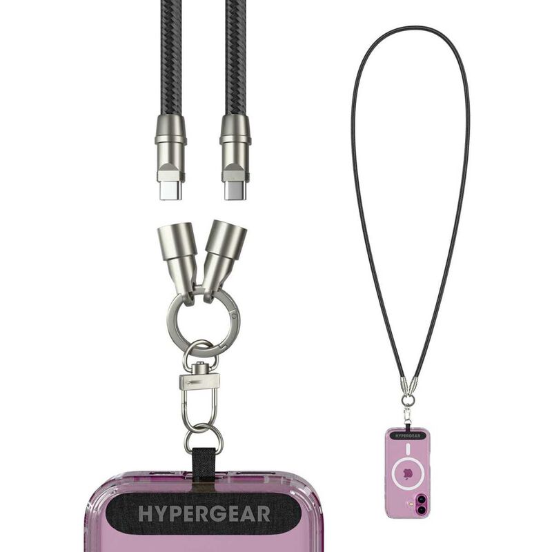 Cable Datos Correa Hypergear 2en1 Usb-c A Usb-c... image number null