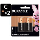 Pila Duracell Alcalina C con 2 Mn1400b2 Gorda Chica