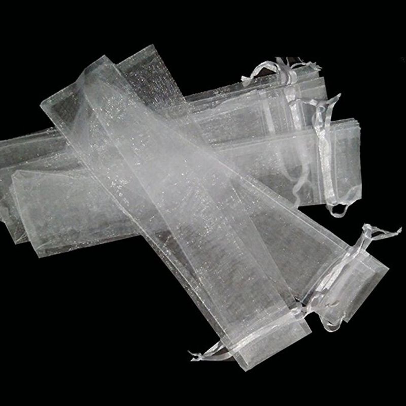 Bolsas Plegables De Organza Para Abanicos, 50 U... image number null