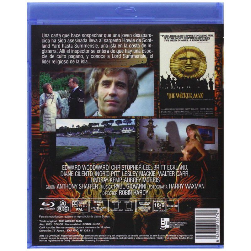 El Hombre De Mimbre Bdr 1973 The Wicker Man image number null