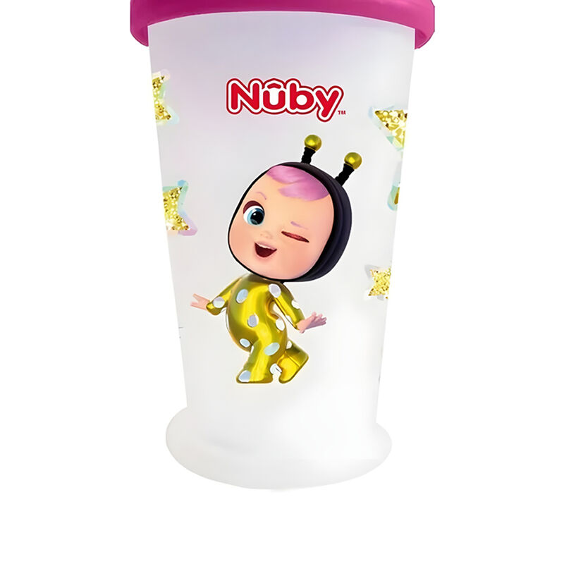 Vaso Entrenador Nuby Beb&eacute;s Llorones 10oz Rosa image number null