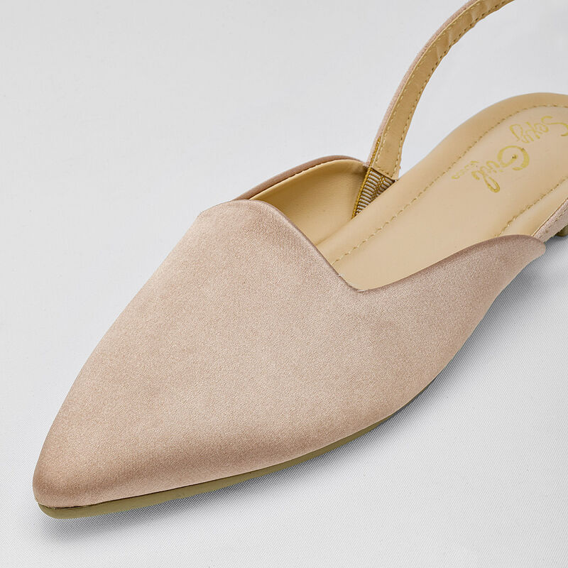 Sexy Girl Balerina Destalonada Para Mujer Beige... image number null