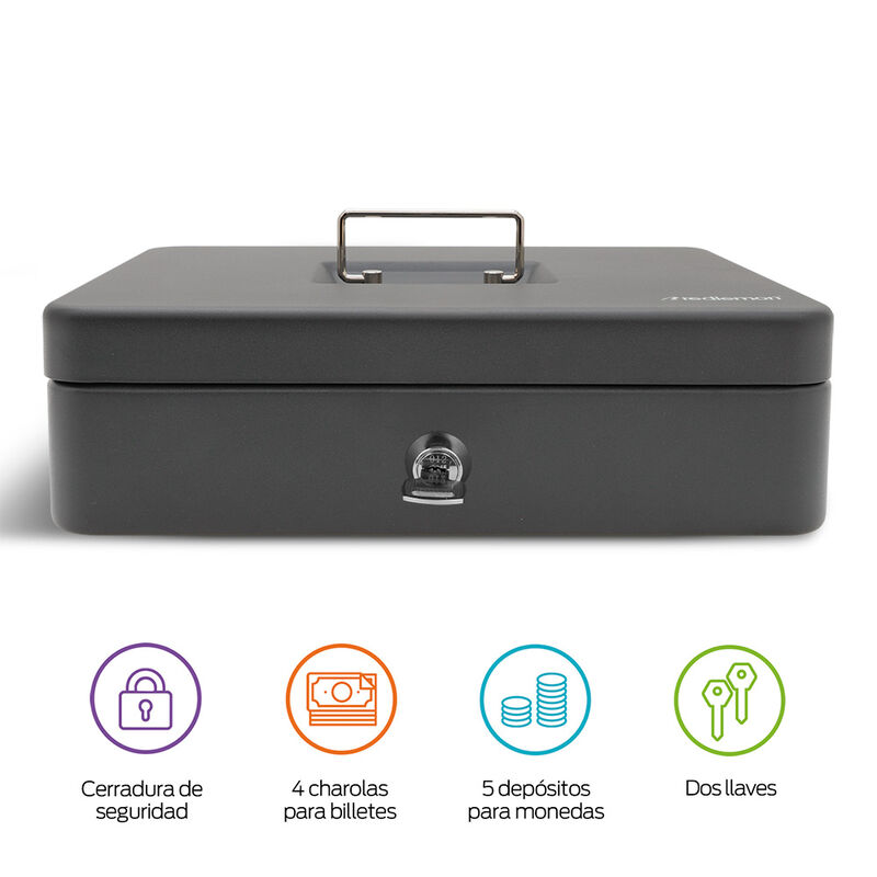 Caja de Seguridad para Dinero Efectivo Cerradur... image number null