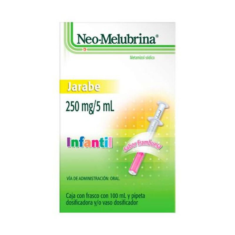 Neo-melubrina Infantil 250mg/5ml caja 1 frasco ... image number null