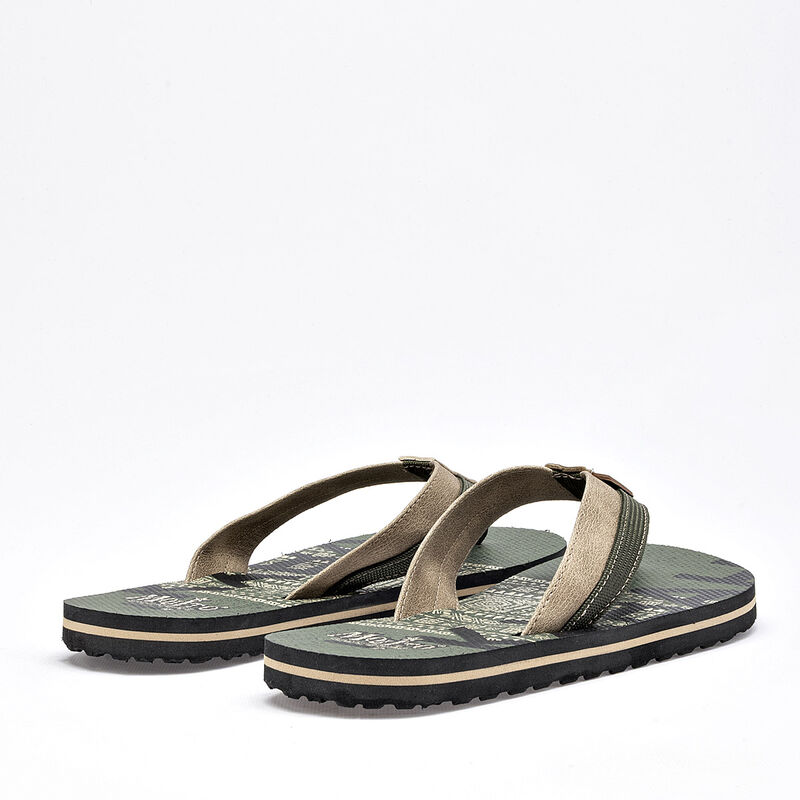 Sideletas sandalia para hombre beige verde cod ... image number null