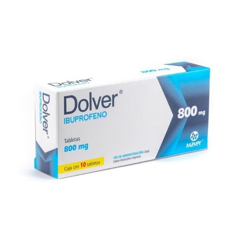 Dolver 800 800mg caja 10 Tabletas image number null