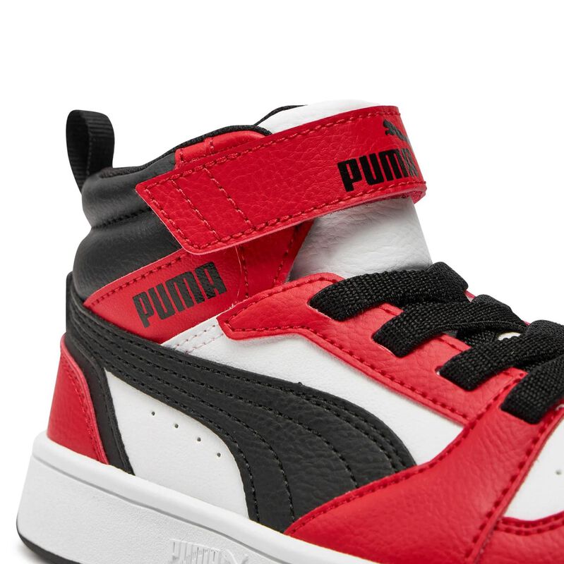 Tenis Puma Rebound V6 Mid Ps Para Ni&ntilde;os 17 A 21... image number null