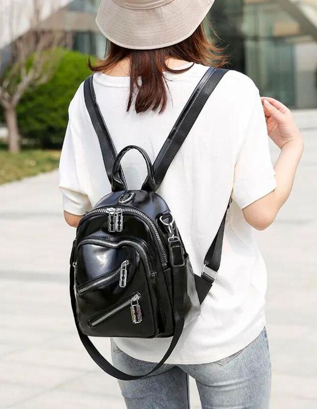 Backpack Elego Fashion And Life De Cuero Unisex image number null