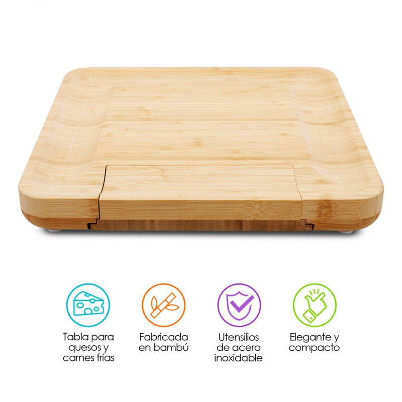 Tabla para Quesos Y Carnes Fría image number null