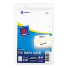 Etiquetas Adhesivas Extra&iacute;bles Avery 5230 Para Carpetas De Archivos, Color Blanco