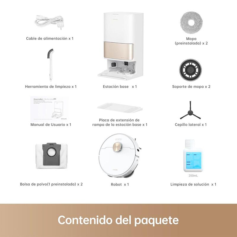 Robot Aspiradora y Trapeador Dreame L10s Pro Ul... image number null