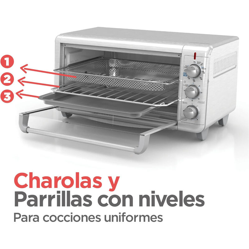 Horno con Freidora B+D 8 Rebanadas extra ancho ... image number null