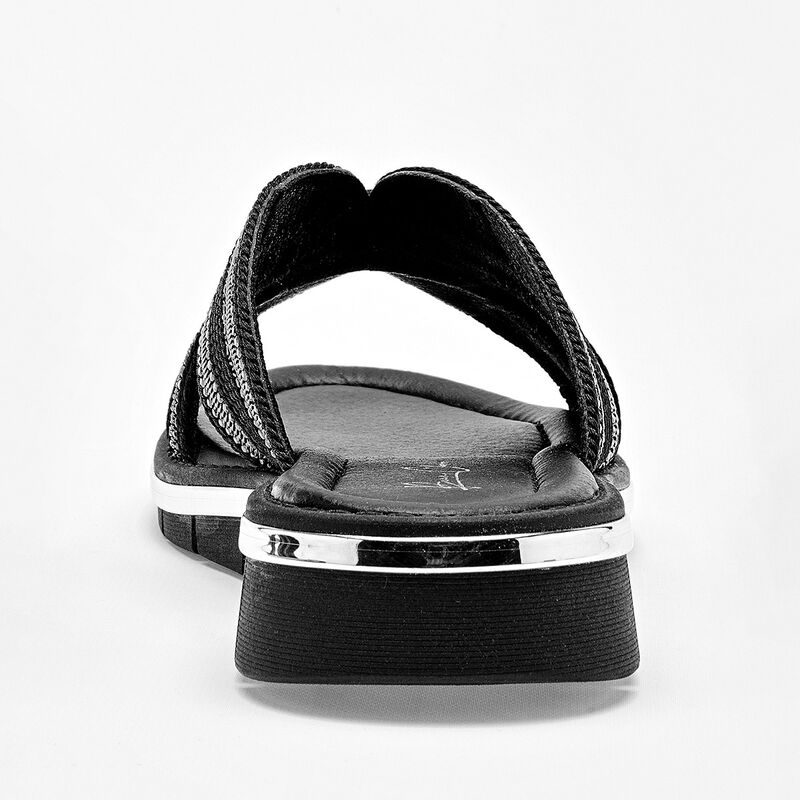 Been Class sandalia piso para mujer negro cod 1... image number null