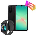 Combo Galaxy A26 5G Dual 128GB/6RAM Negro M&aacute;s Smart Watch Reloj Inteligente Bluetooth