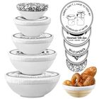 Tapas Reutilizables De Tela Para Cuencos Patelai, 10 Piezas (10-30 cm)