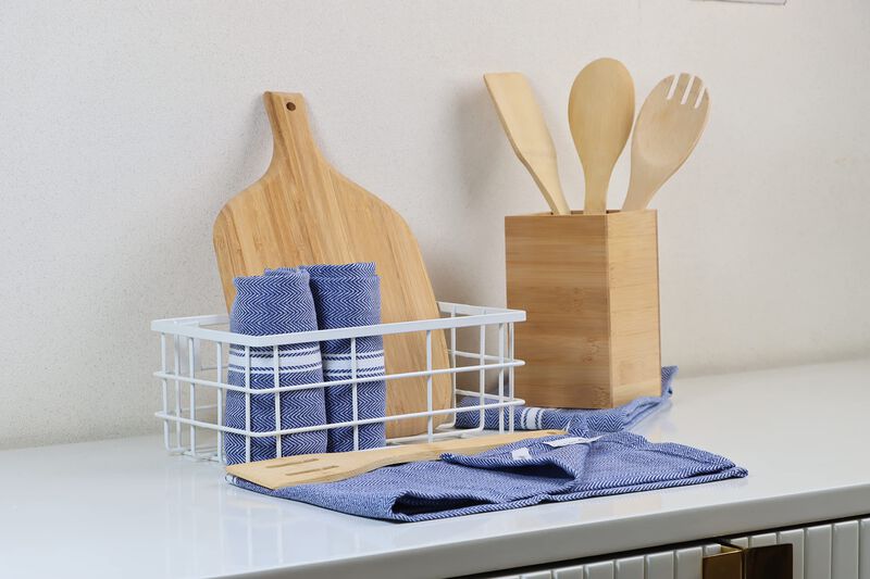 Juego De 6 Pa&ntilde;os De Cocina Lane Linen, 100% Alg... image number null