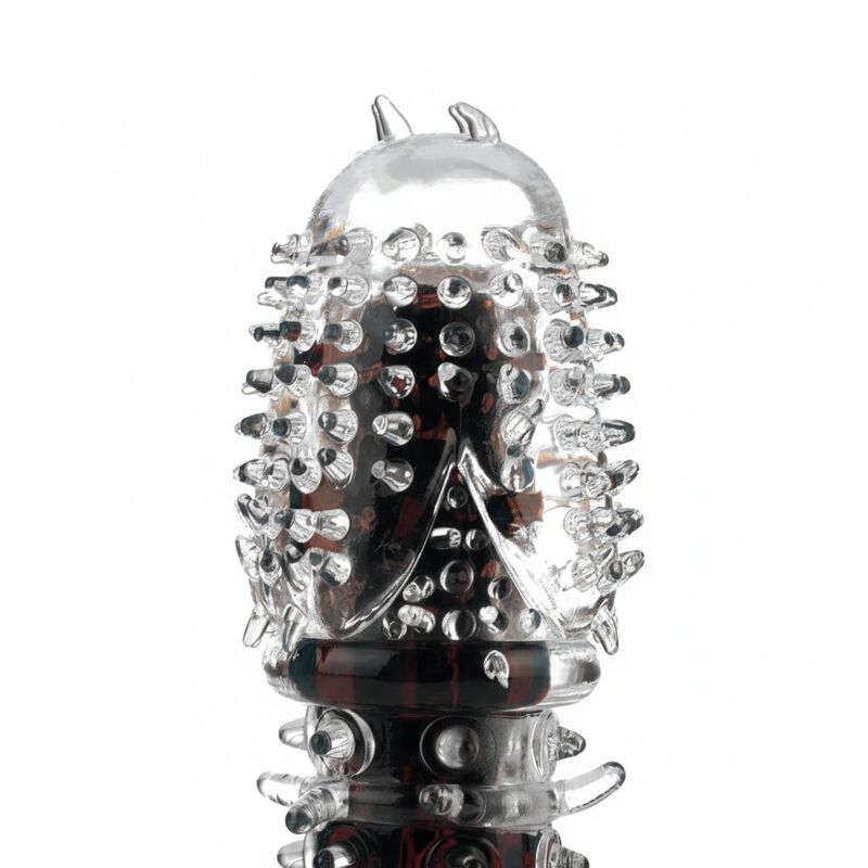 VIBRADOR DE GEL SUAVE TEXTURIZADO NEGRO image number null