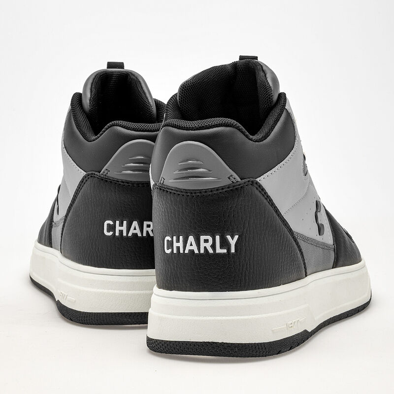 Charly Tenis urbano para hombre. Gris negro image number null
