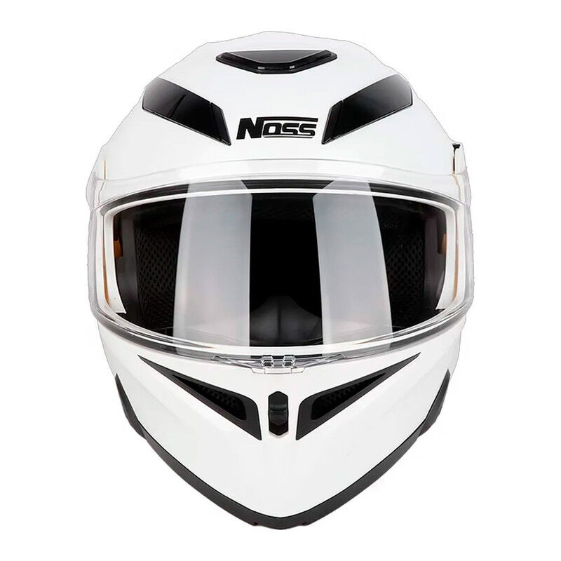 Casco Noss Ns-971 Abatible S&oacute;lido Blanco L image number null