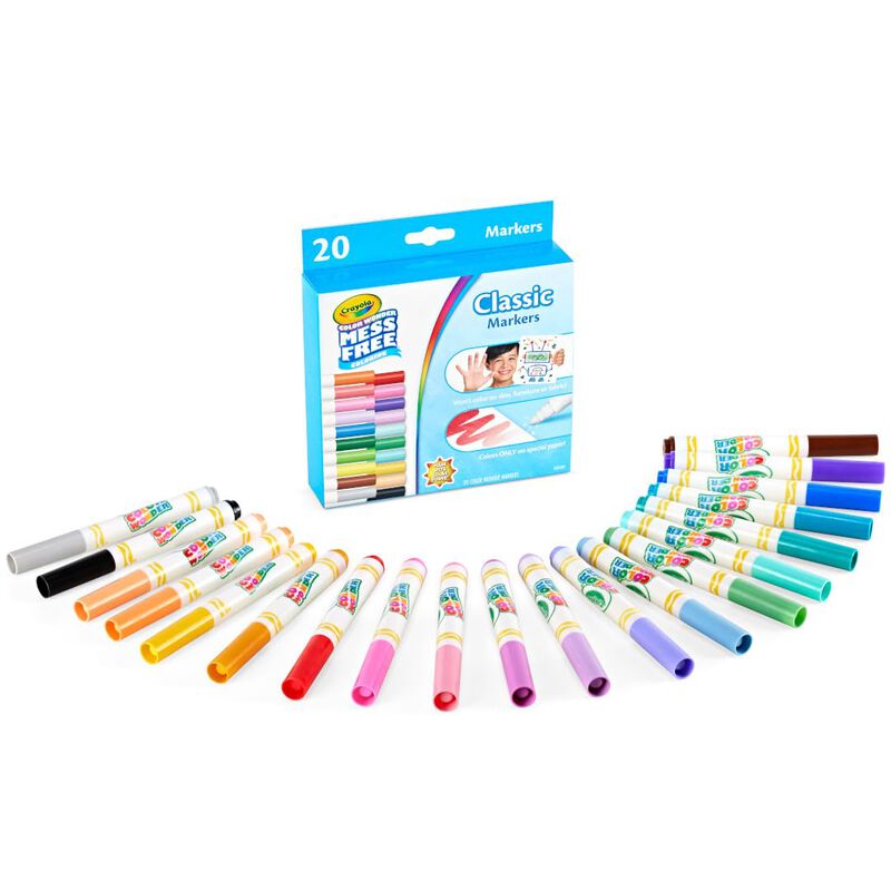 Juego De Rotuladores Crayola Color Wonder 20 Br... image number null