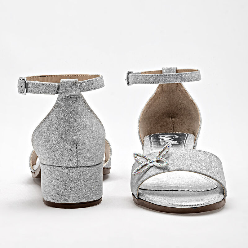 Lia Zapatillas de fiesta para mujer plata image number null