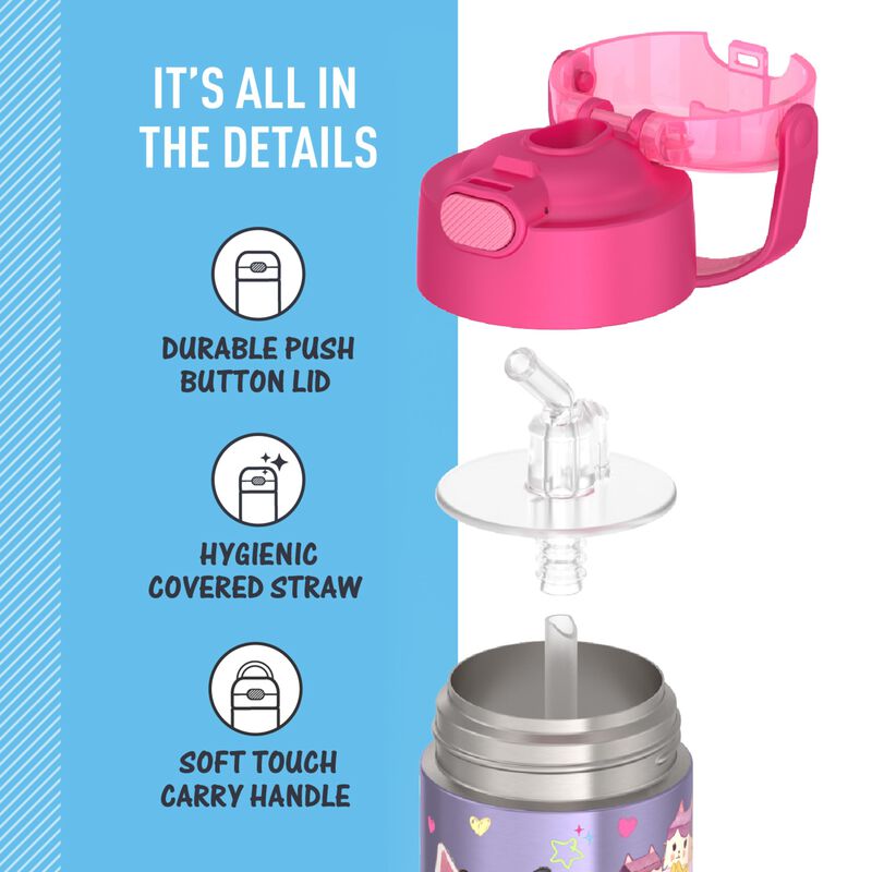 Botella De Agua Thermos Funtainer Gabby's Dollh... image number null