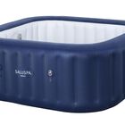 Sauna spa 1.80mx1.80mx71cm Hawaii AirJet capa 4-6 pers c/bom y cub 840lts color azul 1mod