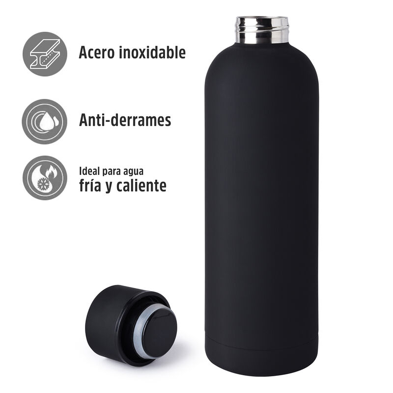 Botella termo de acero inoxidable doble pared N... image number null