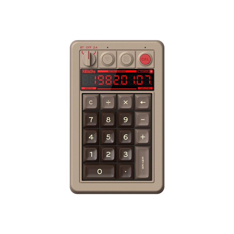 Teclado Num&eacute;rico Mec&aacute;nico 8bitdo Retro 18 Bluet... image number null