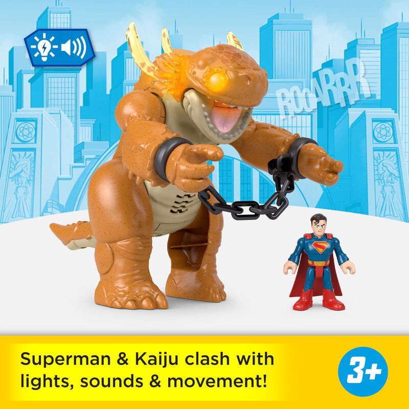 Juguete Fisher-price Imaginext Superman Con Luc... image number null