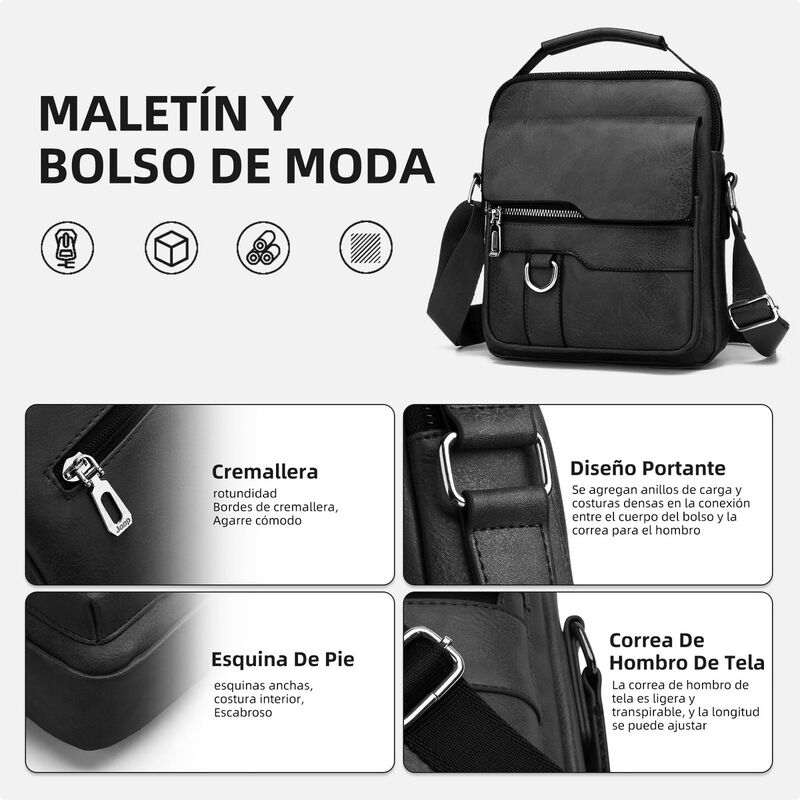Kit Bolsos Compactos para Hombre Organizado image number null