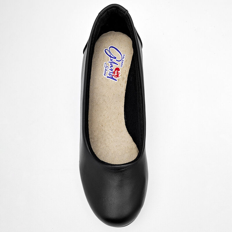 Giland Zapato de horma c&oacute;moda para mujer negro image number null