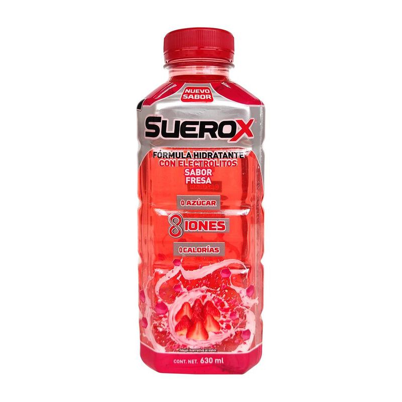 Suerox 8iones Fresa 630 Ml - 630 Mililitros image number null