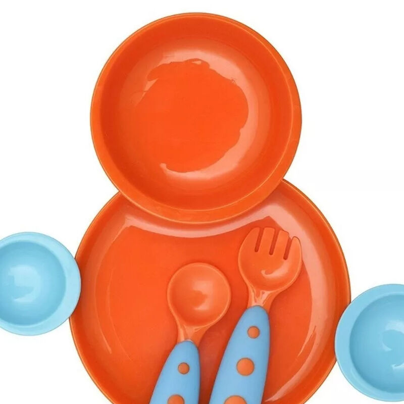 Juego De Platos Y Cubiertos Para Ni&ntilde;os Infantil... image number null