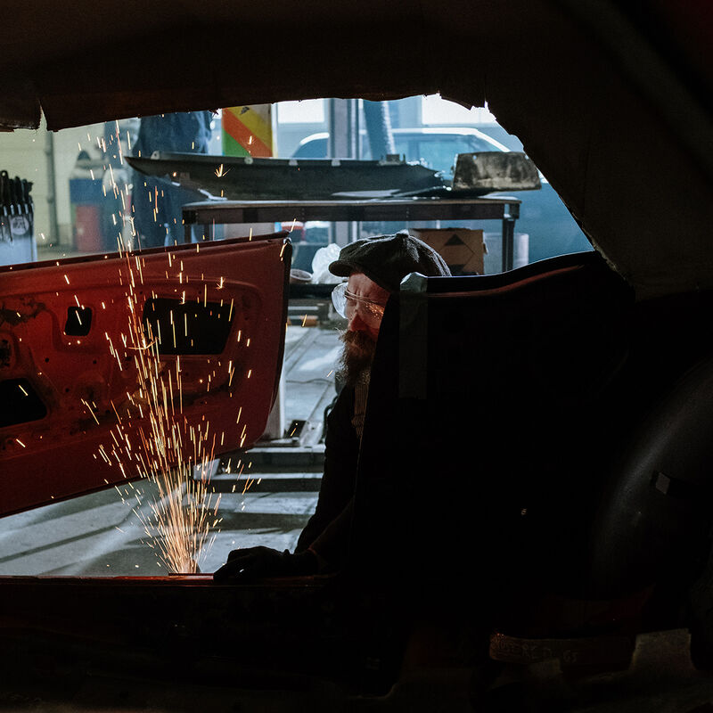 Esmeriladora Inalambrica Aksi de 4 1/2 pulg Car... image number null