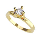 Anillo de Compromiso de 14K con Diamante de Laboratorio 0.20 CT F VS1 Talla 7.5 ORO AMARILLO 14K &ndash; / M369-20-14Y-LG-75